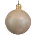 Χριστουγεννιάτικη Γυάλινη Μπάλα Σαμπανιζέ Γυαλιστερή (10cm)